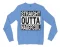 Straight Outta Nagercoil Men/Unisex Long Sleeve T-Shirt in Carolina Blue Color